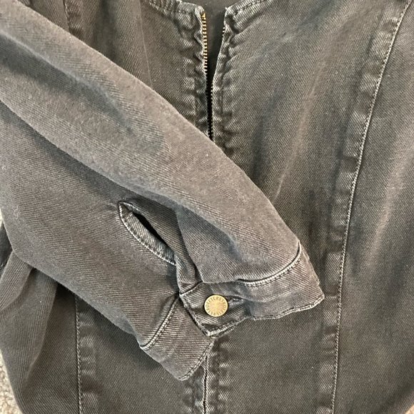 Retrofête Kiara Jumpsuit, Jet Black Denim (M) - Picture 6 of 7